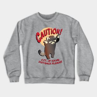 Red Panda - Social Distance Crewneck Sweatshirt